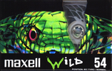 Compact Cassette Maxell Wild 54 Type I Normal 1992 Europe