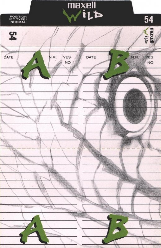 Compact Cassette Maxell Wild 54 Type I Normal 1992 Europe