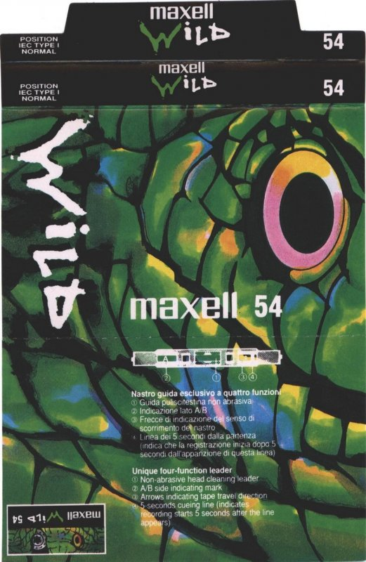 Compact Cassette: Maxell / Hitachi Maxell - Wild 54