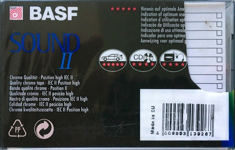 Compact Cassette: BASF  - Sound II 90