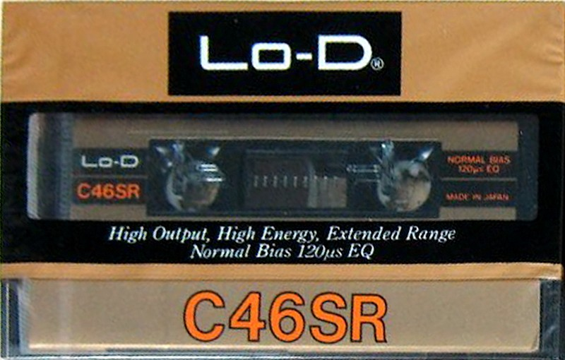 Compact Cassette Lo-D SR 46 Type I Normal 1981 Japan