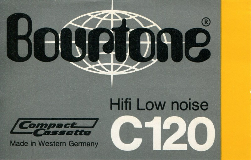 Compact Cassette Bourtone 120 Type I Normal Germany