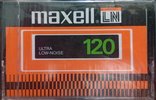 Compact Cassette Maxell LN 120 Type I Normal 1977 USA