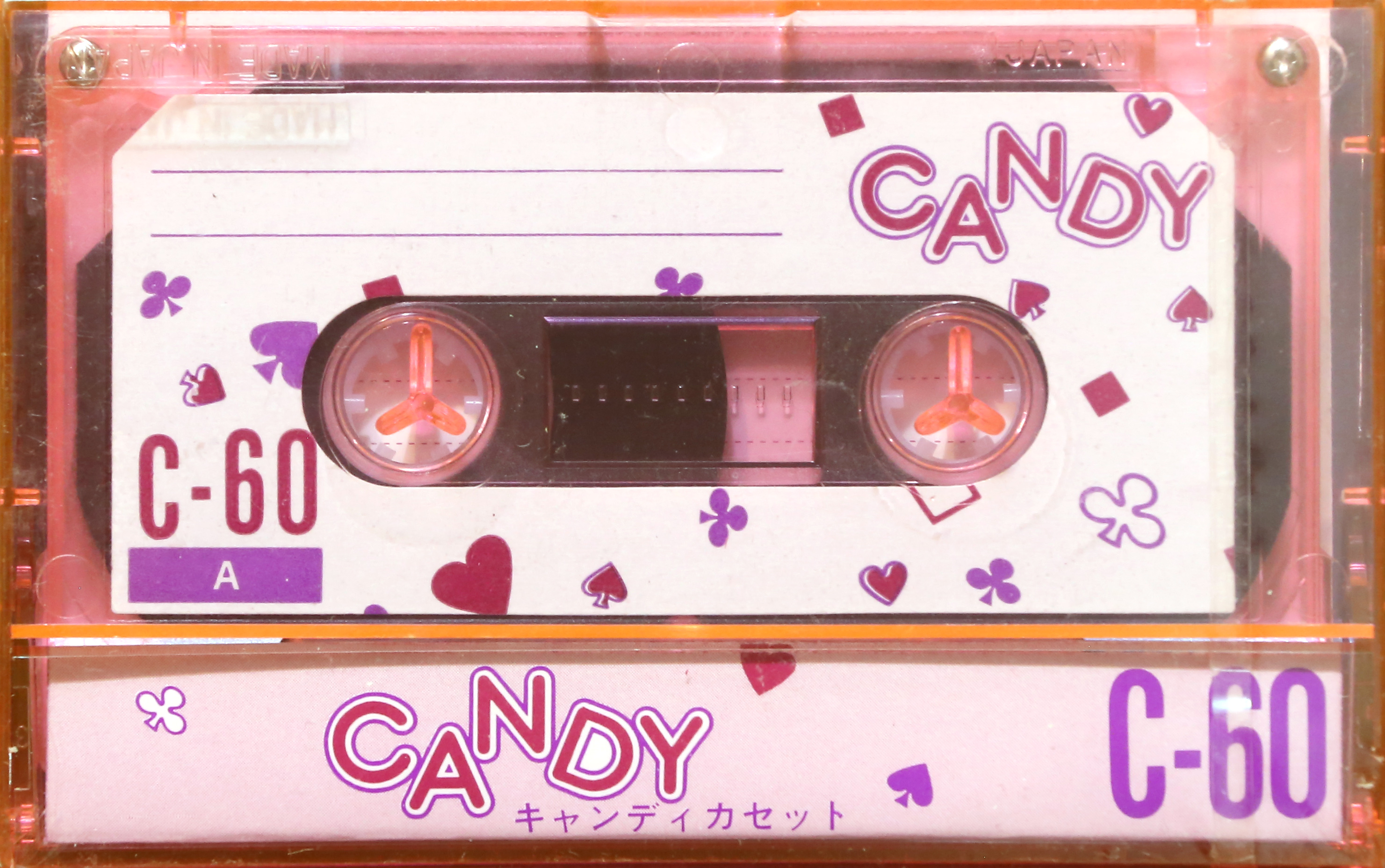 Compact Cassette CVS Candy 60 "Rose" Type I Normal Japan