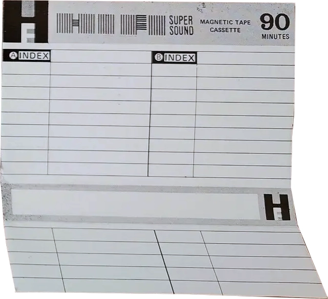 Compact Cassette Super Sound 90 Type I Normal 1981 Hong Kong
