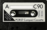 Compact Cassette Porst 90 Type II Chrome 1979 Germany