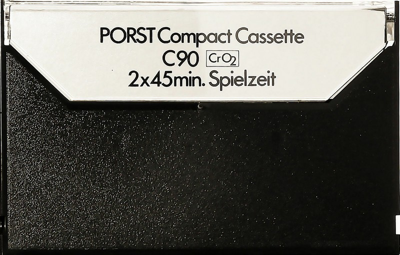 Compact Cassette Porst 90 Type II Chrome 1979 Germany