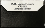 Compact Cassette Porst 90 Type II Chrome 1979 Germany