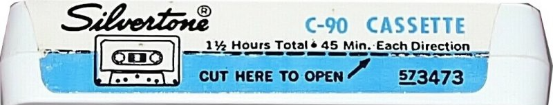 Compact Cassette Silvertone 90 Type I Normal 1972 USA
