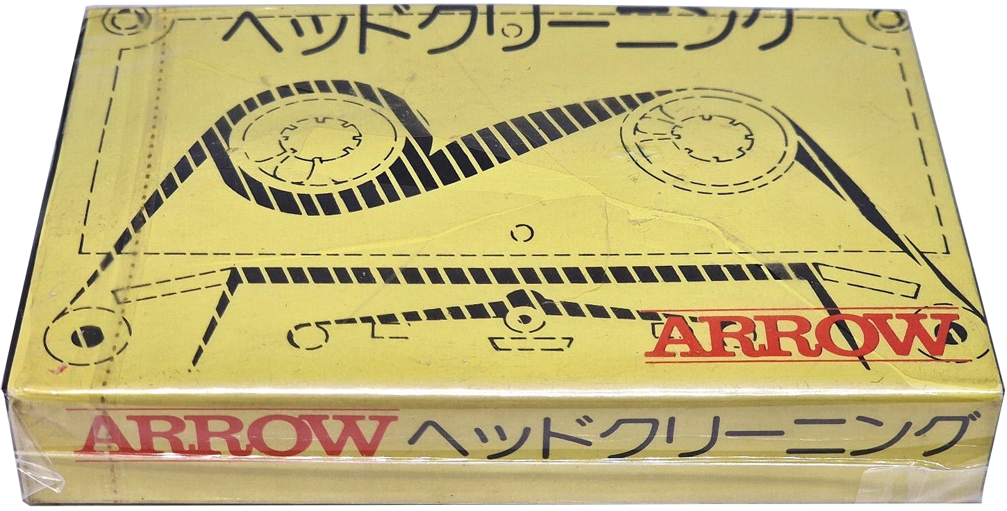 Compact Cassette Arrow Cleaning Cassette Japan