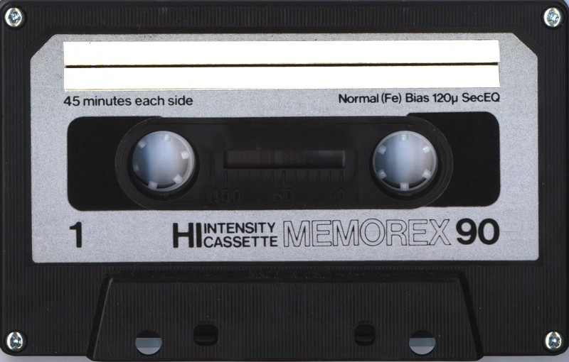 Compact Cassette Memorex Hi Intensity 90 Type I Normal 1979 UK