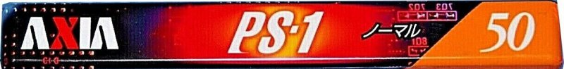 Compact Cassette AXIA PS-I / PS-1 50 "PS1J 50" Type I Normal 1997 Japan