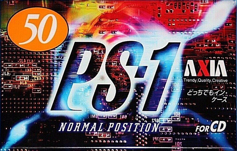 Compact Cassette AXIA PS-I / PS-1 50 "PS1J 50" Type I Normal 1997 Japan