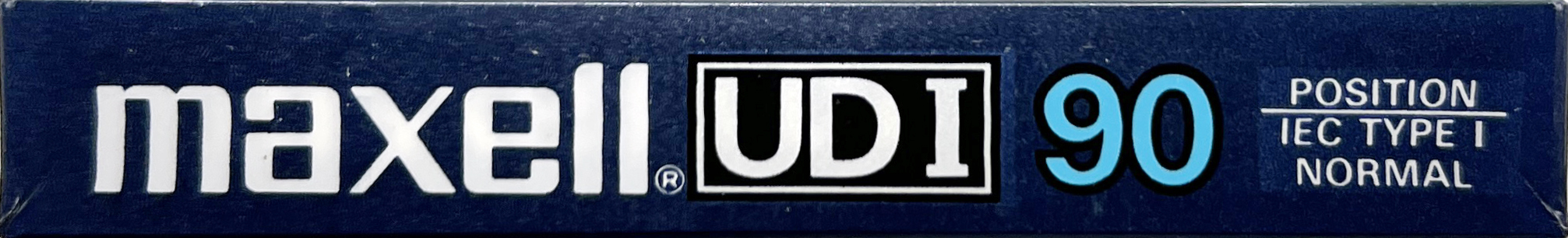 Compact Cassette Maxell UDI / UD1 90 Type I Normal 1987 Europe