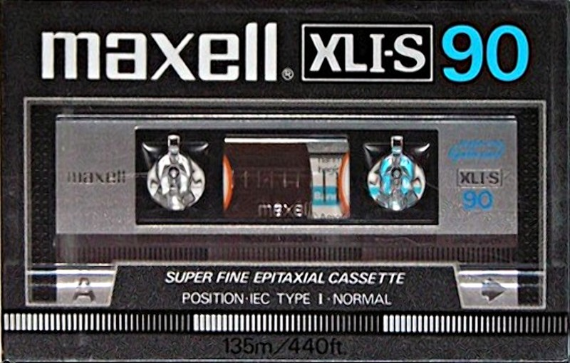 Compact Cassette Maxell XLI-S 90 Type I Normal 1984 Europe