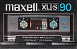 Compact Cassette Maxell XLI-S 90 Type I Normal 1984 Europe