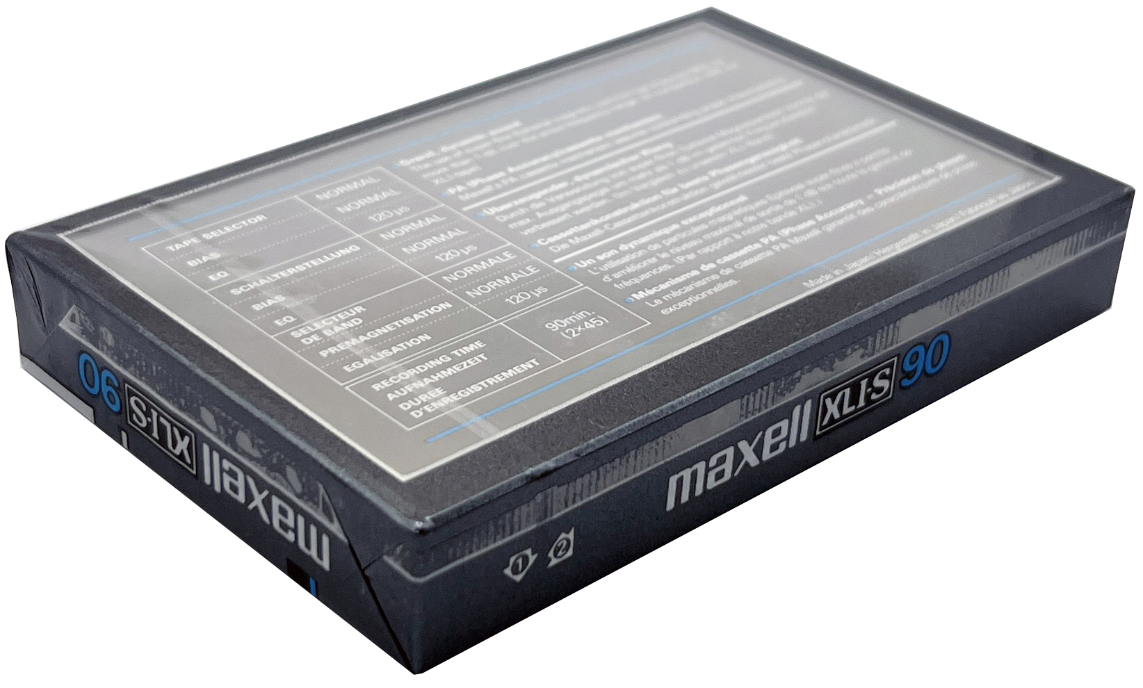 Compact Cassette Maxell XLI-S 90 Type I Normal 1984 Europe