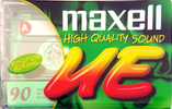 Compact Cassette Maxell UE 90 "UE-90" Type I Normal 1998 Worldwide