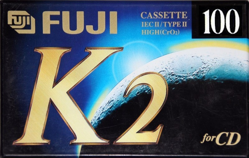 Compact Cassette Fuji K2 100 Type II Chrome 1995 Europe