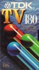 VHS, Video Home System TDK TVR 180 Type I Normal UK