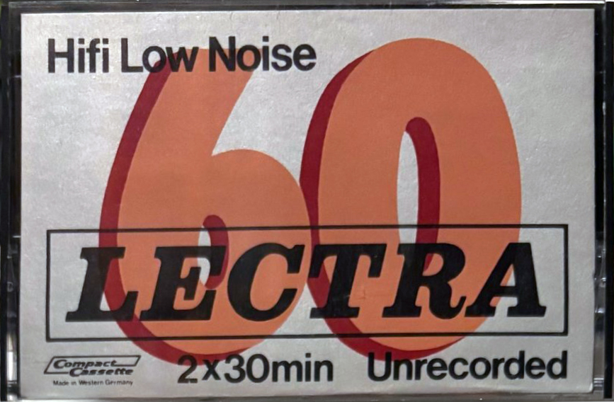 Compact Cassette Lectra 60 Type I Normal Europe
