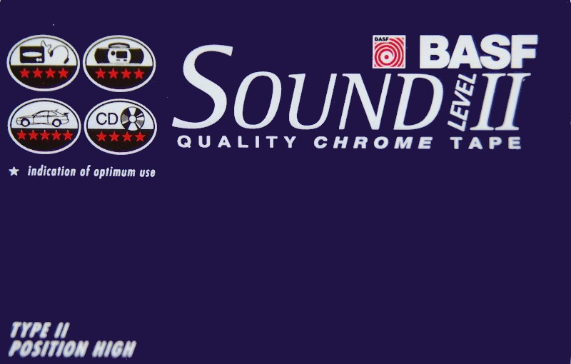 Compact Cassette: BASF  - Sound II 90