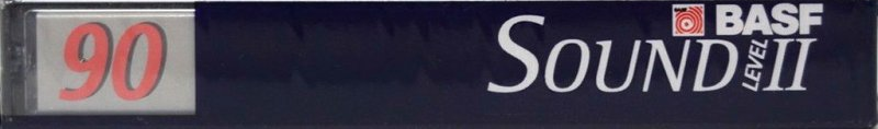 Compact Cassette BASF Sound 90 "Level II" Type II Chrome 1998 North America