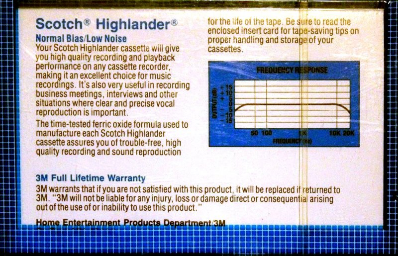 Compact Cassette: 3M Scotch - Highlander 60