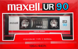 Compact Cassette Maxell UR 90 Type I Normal 1986 Europe