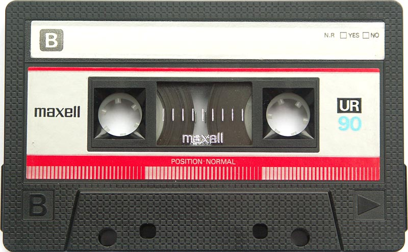 Compact Cassette Maxell UR 90 Type I Normal 1986 Europe