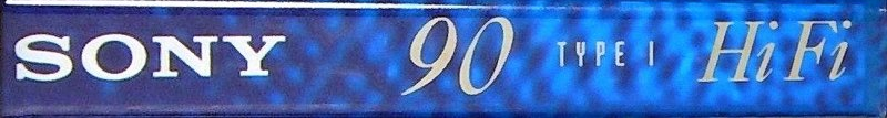 Compact Cassette Sony Hi Fi 90 Type I Normal 1996 Canada, USA