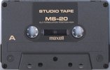 Compact Cassette Maxell MS 20 "Audio Pro" Type II Chrome 1997 USA