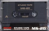 Compact Cassette Maxell MS 20 "Audio Pro" Type II Chrome 1997 USA