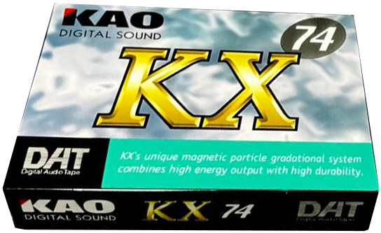 Digital Audio Tape KAO KX 74 Type IV Metal 1996 Japan