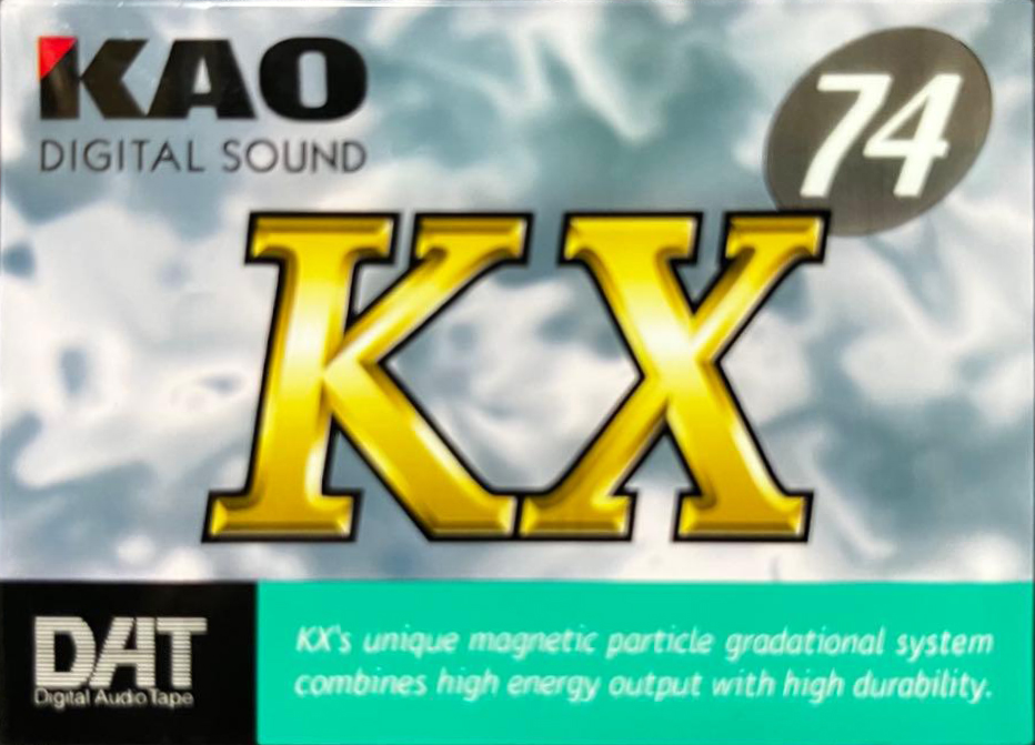 Digital Audio Tape KAO KX 74 Type IV Metal 1996 Japan