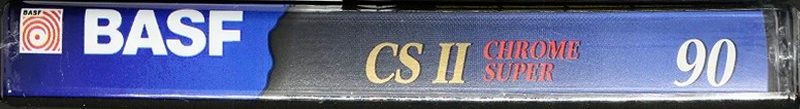 Compact Cassette BASF CS II Chrome Super 90 Type II Chrome 1995 North America