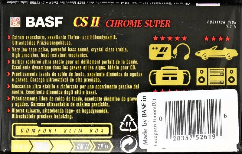 Compact Cassette: BASF  - CS II 90