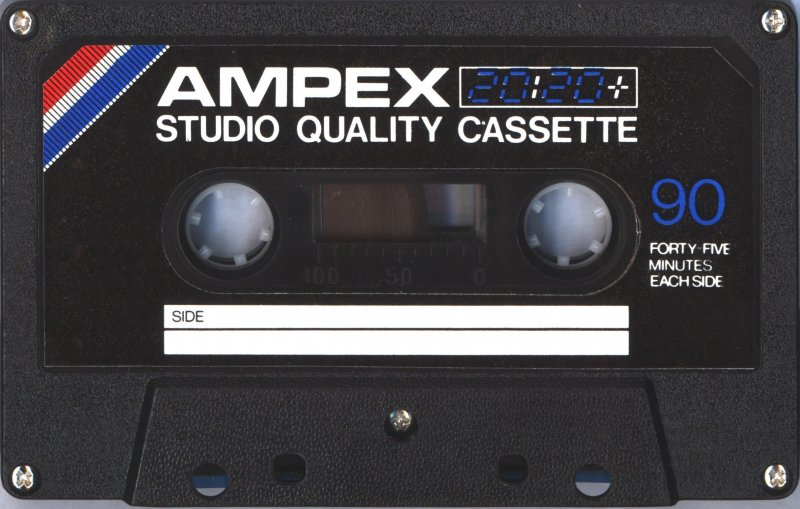 Compact Cassette Ampex 2020+ 90 Type I Normal 1978 Mexico