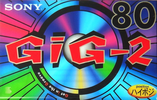 Compact Cassette Sony GIG-2 80 "C-80GIG2" Type II Chrome 1995 Japan