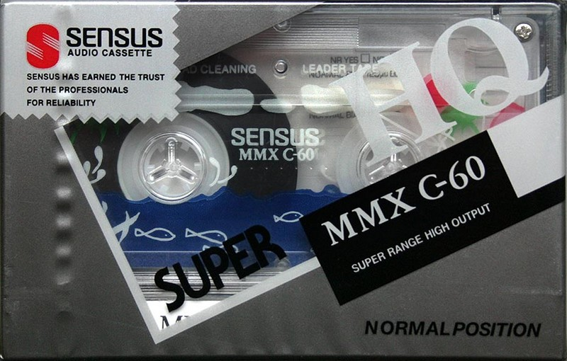 Compact Cassette Sensus MMX 60 "Super HQ" Type I Normal 1993 Europe