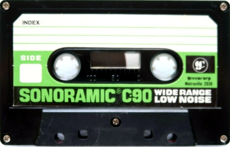 Compact Cassette Greencorp Sonoramic 90 Type I Normal 1973 Australia