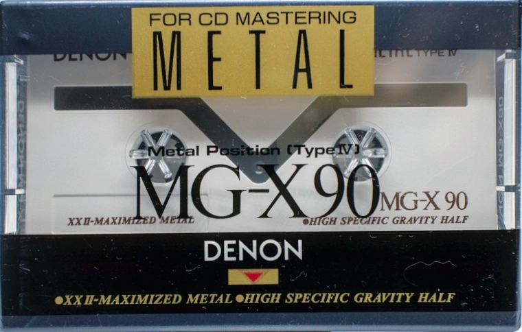 Compact Cassette Denon MG-X 90 Type IV Metal 1991 Japan