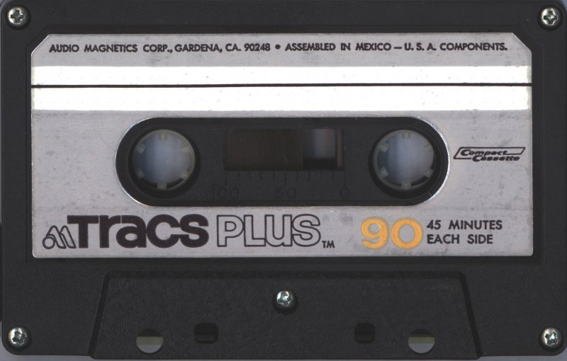 Compact Cassette Tracs Plus 90 Type I Normal 1972 USA