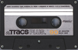 Compact Cassette Tracs Plus 90 Type I Normal 1972 USA