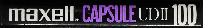 Compact Cassette Maxell Capsule II 100 "UDII" Type II Chrome 1991 North America