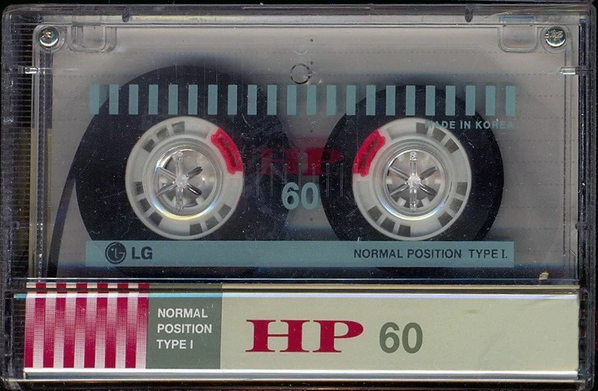 Compact Cassette LG HP 60 Type I Normal 1996 Europe