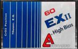 Compact Cassette EuroAudio EX II 60 Type II Chrome 1985 Europe