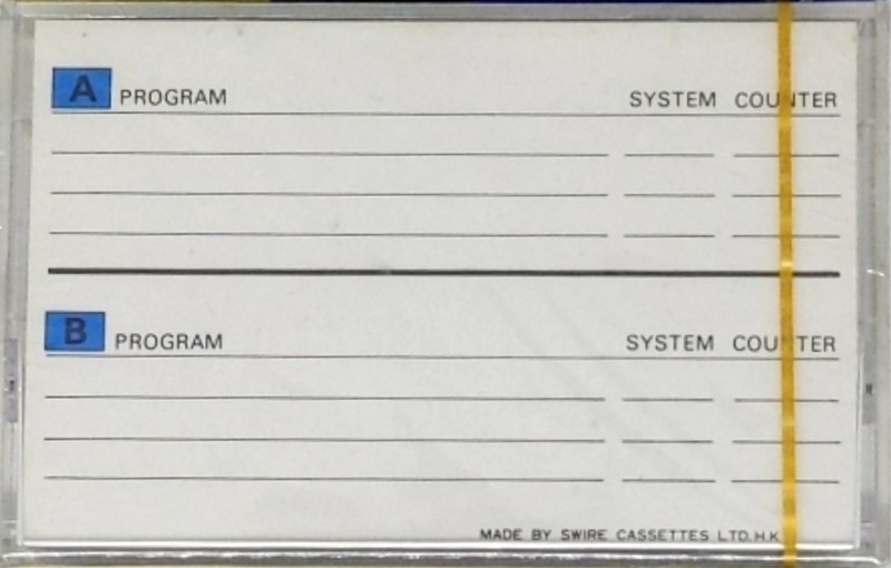 Compact Cassette Unitech SC 15 Computer Cassette 1983 Japan