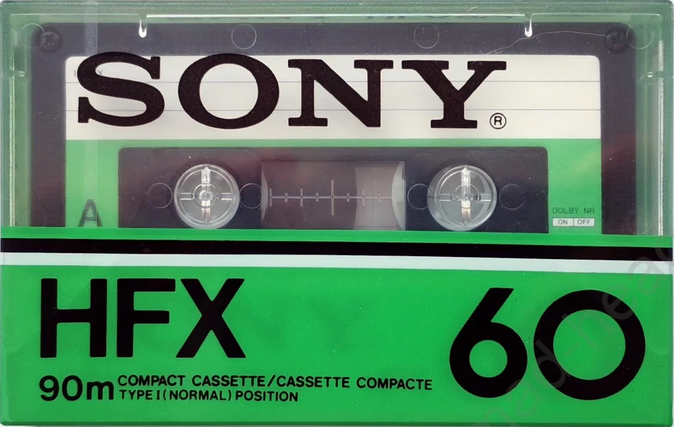 Compact Cassette Sony HFX 60 Type I Normal 1978 North America