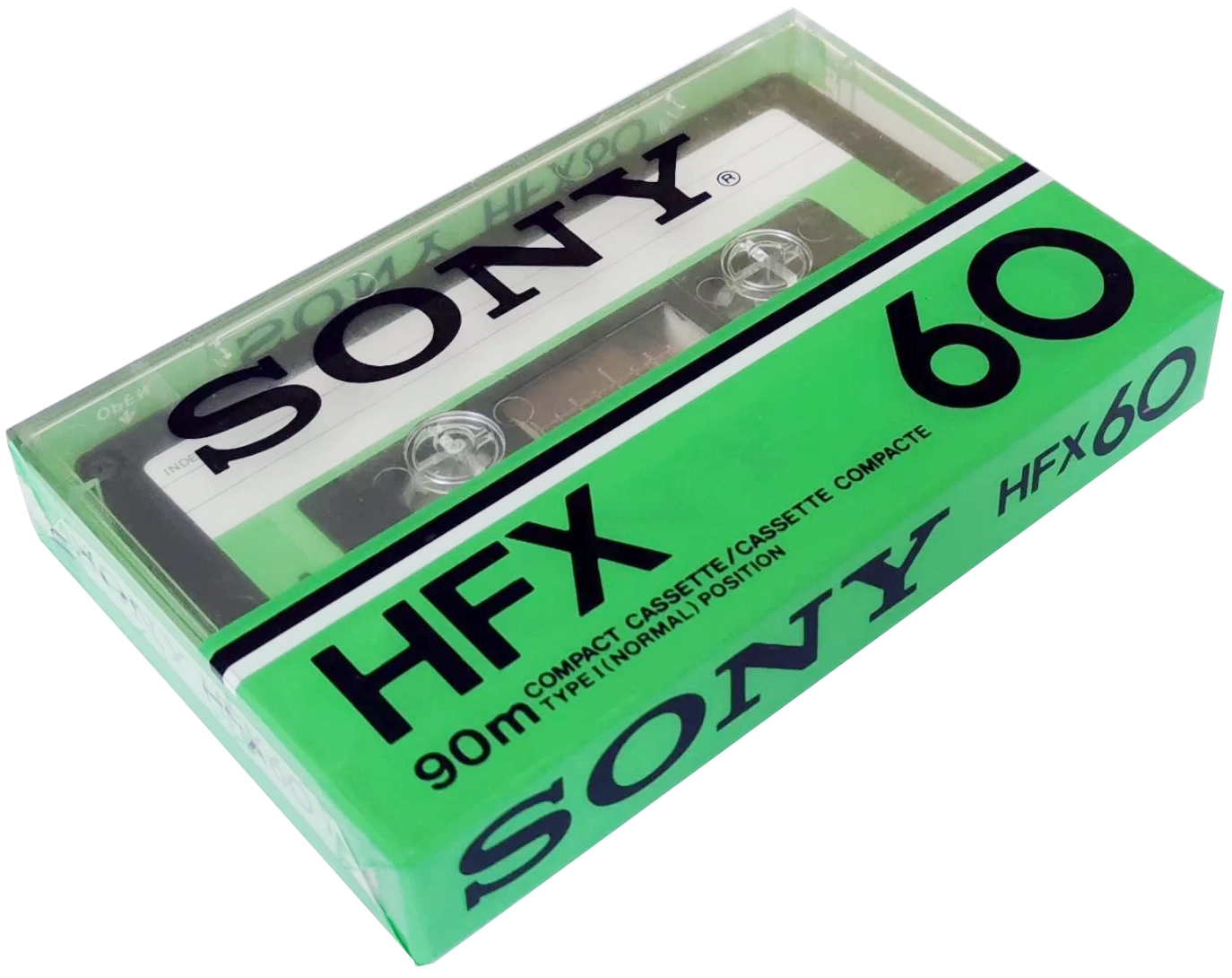 Compact Cassette Sony HFX 60 Type I Normal 1978 North America